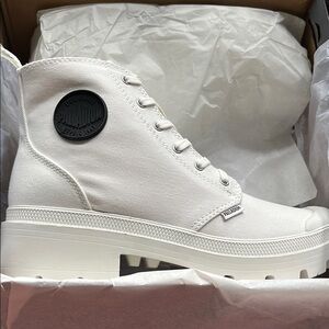 Palladium Women's White High-Top Sneakers